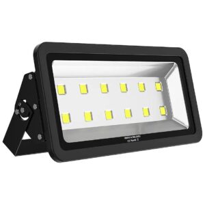 600W Super Bright Outdoor LED Flood Light with Daylight White 6000K