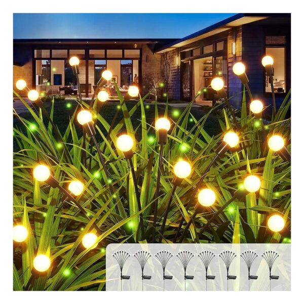 600mAh Solar Powered Firefly Lights for 10 Hour Brightness and 180 Day Replacement