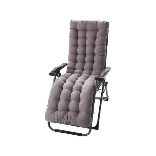 61inch Grey Reclining Chair Rocking with Ties, Durable and Comfortable