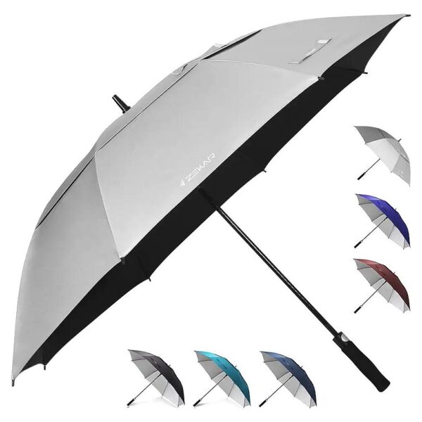 62 and 68 Inch Windproof UV Protection Large Patio Umbrella for Adults