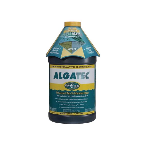 64-Ounce Liquid Algaecide for Clearing Up Green Yellow and Black Algae