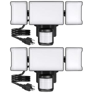 6500K Brightness Outdoor Motion Sensor Light for Garage Patio Yard Safety