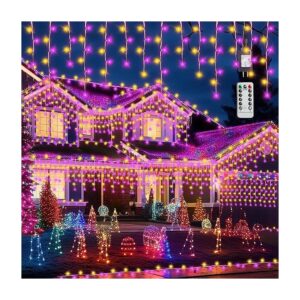 66 Ft Long Indoor and Outdoor String Lights with Dimmable and Timer Options