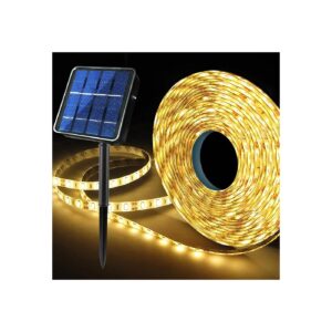 6FT Solar Powered LED Strip Lights with 8 Lighting Modes for Outdoor Decor