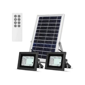 6W Solar Panel Flood Lights 120 Degree Beam Angle LED Flood Lighting System