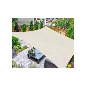 6x10 Rectangle Sun Shade Sail UV Block Canopy for Backyard Lawn Garden