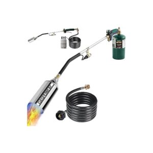 8 FT Long Propane Weed Torch with Self Igniting Flame Weeder