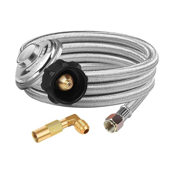 8" Male Flare Connectivity and 90 Degree Elbow Adapter