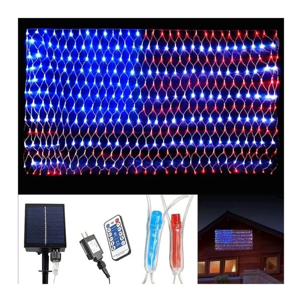 8 Modes, and Dimmable Remote for Party and Holiday Decoration