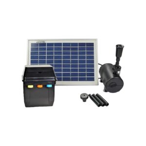 8 Watt Solar Powered Water Pump with Timer Control for Portable Irrigation Use