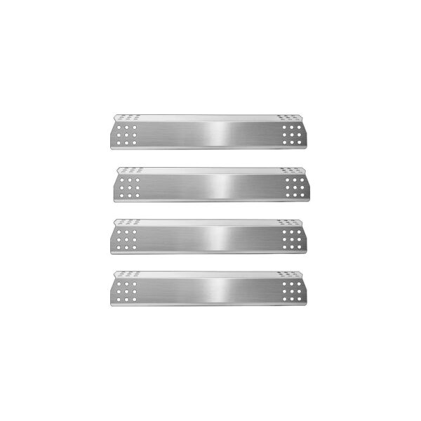 8 x 3 1/4 Grill Heat Plates with Heat Shield for Master Forge Compatible