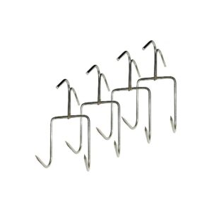 8" x 5" Stainless Steel Meat Hanging Hooks for Smoking and Meat Processing BBQ