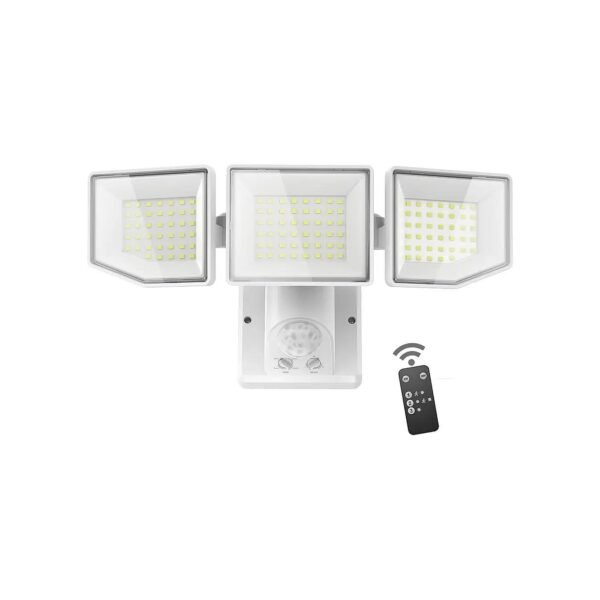 8000LM LED Flood Light with Motion Sensor and Remote Control for Outdoor Lighting Needs