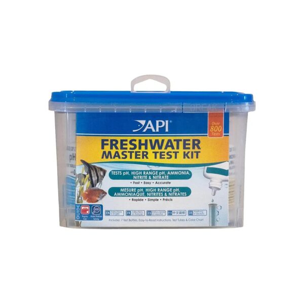 800-Test Freshwater Aquarium Water Master Test Kit for Precise Results