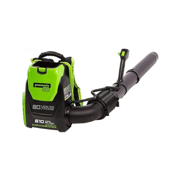 80V Brushless Backpack Blower for Gas-Equivalent Performance and Efficiency