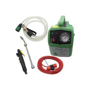 80W Green Portable Coil Cleaning Pressure Washer for Efficient HVAC System Cleaning