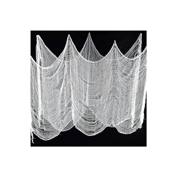 83x60 Inch Spooky Gauze Cloth for Haunted House Party Walls Doorway