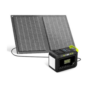 88Wh Power Station for Home, Office, or Outdoor Use with Solar Panel