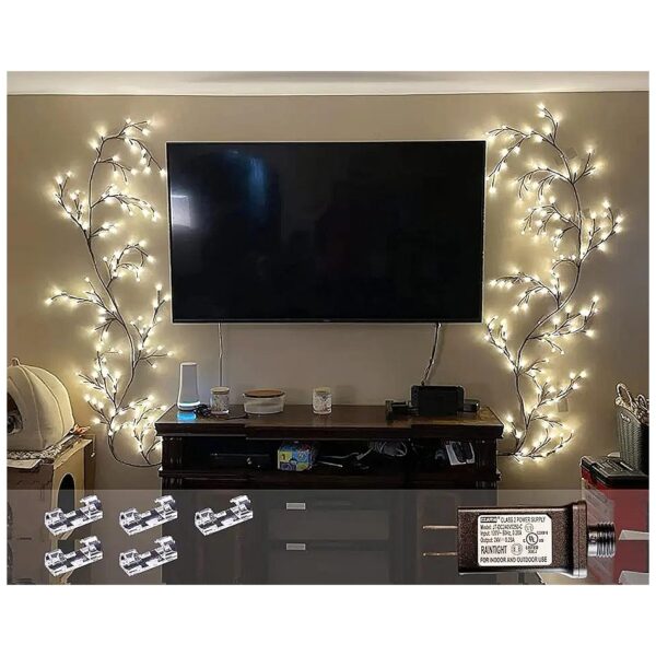 8-Mode Bendable Branch Lights for Home Decorating and Christmas Tree