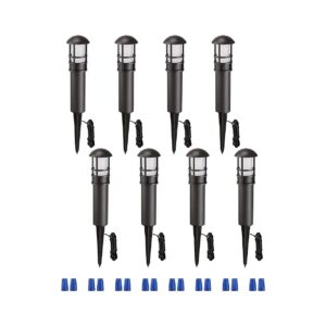 8-Pack LED Pathway Lights for Outdoor Use, Waterproof and ETL Listed