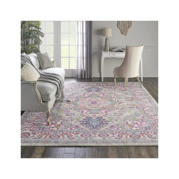 8x10 Area Rug with Machine Made Construction and Ideal for Bedroom or Living Room