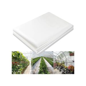 8x25FT Clear Greenhouse Plastic Sheeting for Large Garden and Farm Covering