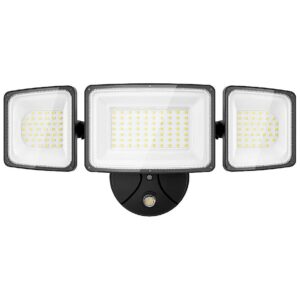 9000lm High Output LED Flood Lights with IP65 Waterproof Design for Garage, Patio, Yard