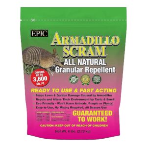 96 Ounce Natural Granular Repellent for Armadillos, Pet and Child Safe, Long-Lasting