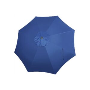 9ft 8 Ribs Umbrella Replacement Canopy with UV Protective Polyester Fabric