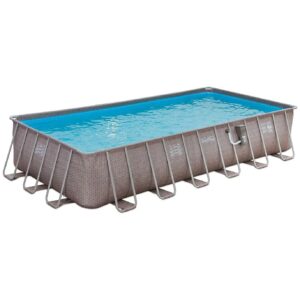 Above Ground Pool with Filter Pump and Cover for Comfortable Swimming