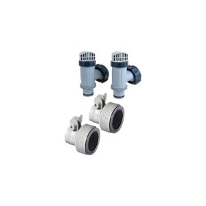 Above Ground Pools Plunger Valves with Gaskets Nuts and Hose Adapters