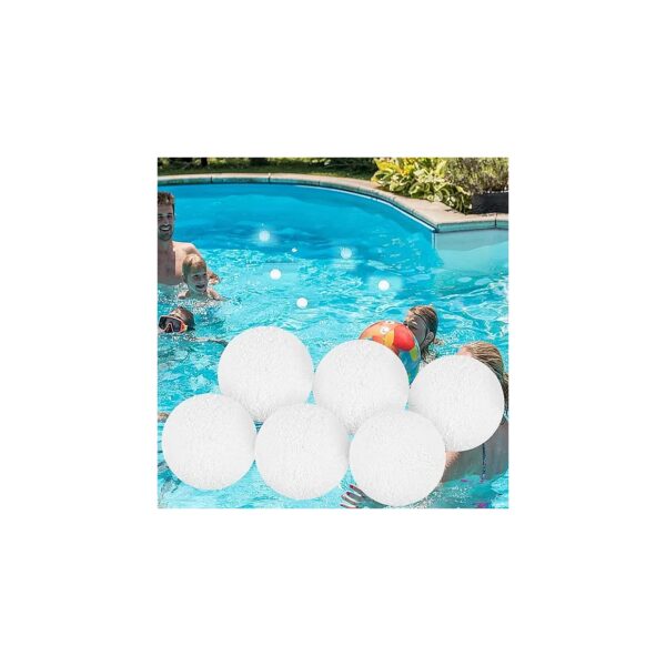 Absorbing Scum-Eliminating Sponge Balls for Swimming Pools Bathtubs Spas and Aquariums