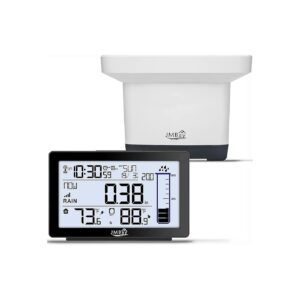 Accurate Rainfall Measure Wireless Rain Gauge with Self-Emptying System