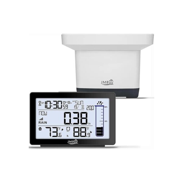 Accurate Rainfall Measure Wireless Rain Gauge with Self-Emptying System