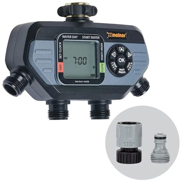 Accurate Water Timing for 4 Zones with this Digital Water Timer