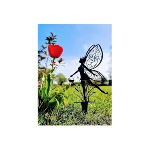 Add a Touch of Whimsy to Your Garden with Metal Fairy Outdoor Statues