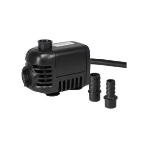 Adjustable Flow 140 GPH Fountain Pump for Small to Medium Ponds