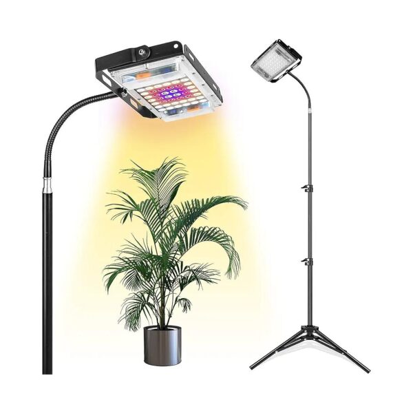 Adjustable Gooseneck LED Grow Light for Indoor Plant Care with Adjustable Stand