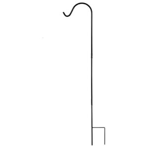 Adjustable Height Shepherds Hook for Hanging Planters and Decorations