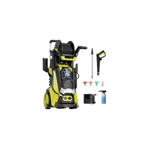 Adjustable PSI Electric Pressure Washer for Cleaning Various Surfaces