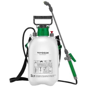 Adjustable Pressure Sprayer for Plants and Cleaning with 3L Capacity and Long Reach