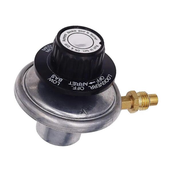 Adjustable Propane Gas Regulator with Nozzle 7mm for One Pound Tank