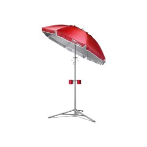 Adjustable Red Sun Protection Umbrella for Instant Shade