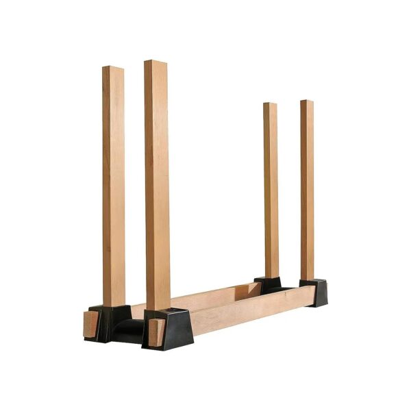 Adjustable Sherman-Style Firewood Rack Brackets for 2x4 Lumber