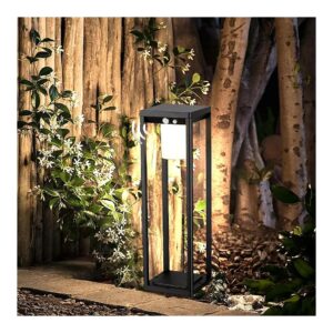 Adjustable Solar Floor Lamp with Motion Detection and 3 Light Modes for Outdoor Use