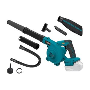 Adjustable Speed Cordless Electric Leaf Blower and Vacuum for Makita 18V Batteries