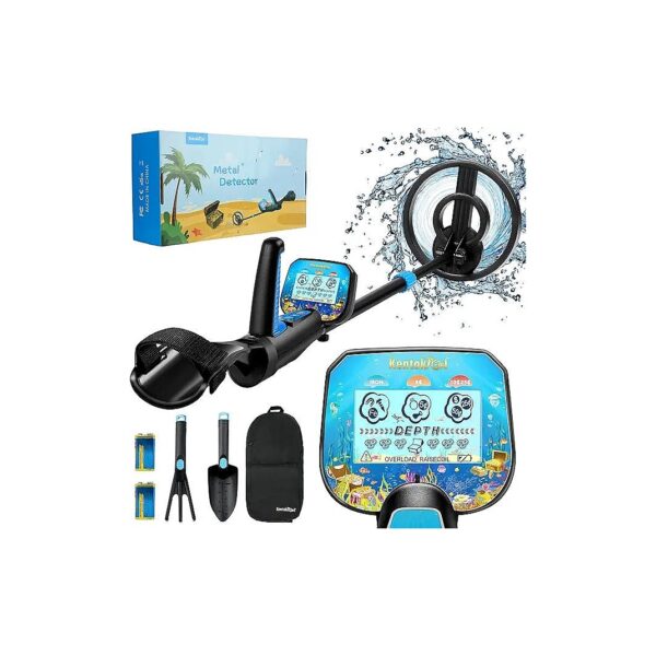 Adjustable Stem Metal Detector for Kids with Waterproof Coil and High Accuracy DSP Chip