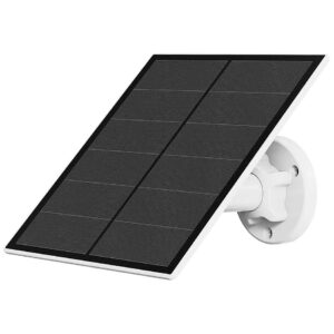 Adjustable Wall Mount Solar Panel for Solar Powered Security Cameras with DC 5V Output