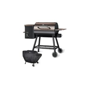 Advanced BBQ Grill with PID Control, Side Shelf, and Cover