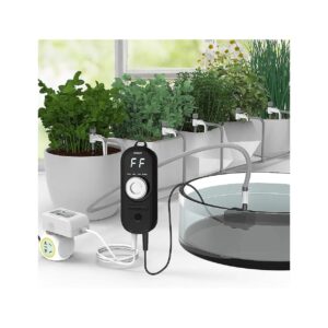 Advanced Plant Watering System with Adjustable Water Flow Drip Tips and Timer